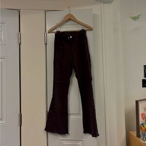 burgundy pant